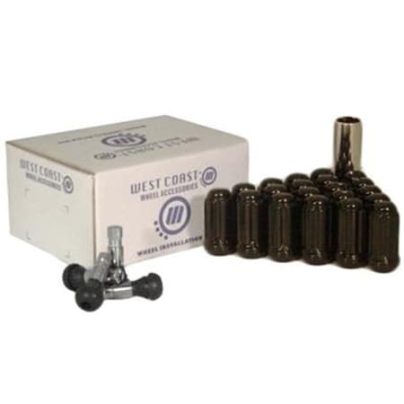 West Coast Wheel Accessories 5 Lug Wheel Installation Kit WCW-W55015SB